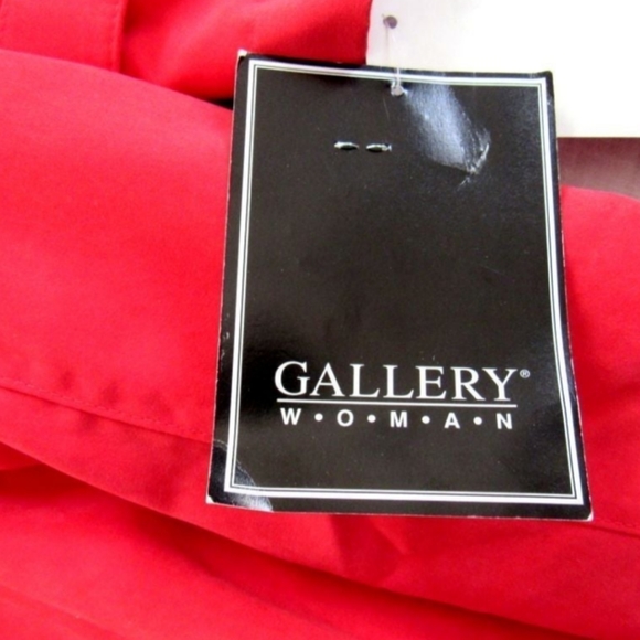 New with Tags Trench Coat 3X Gallery Woman Pink w/ Extra Button Moss Microfibers - Picture 10 of 10